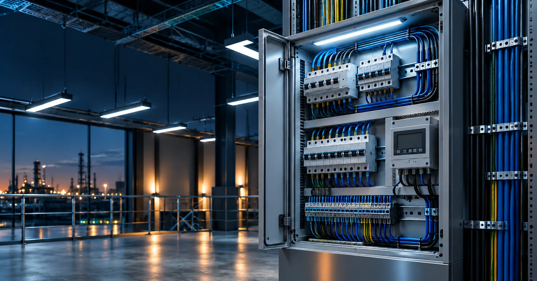 Wizualizacja poglądowa: Instalacje elektryczne i zasilanie
